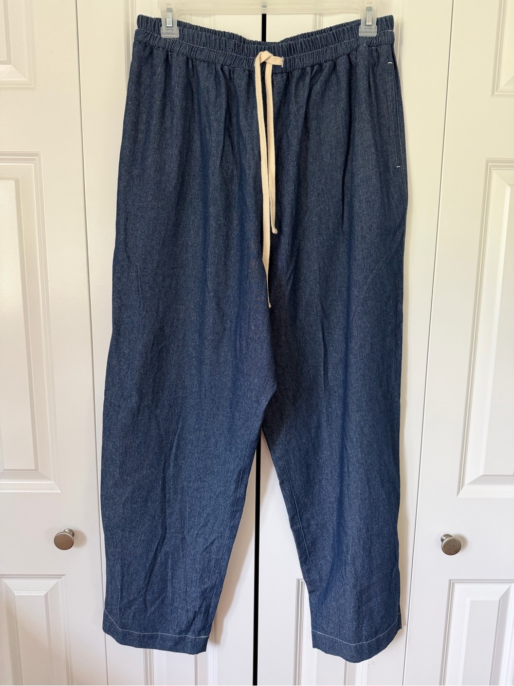 s.k manor hill Bronco Pant in Blue Cotton